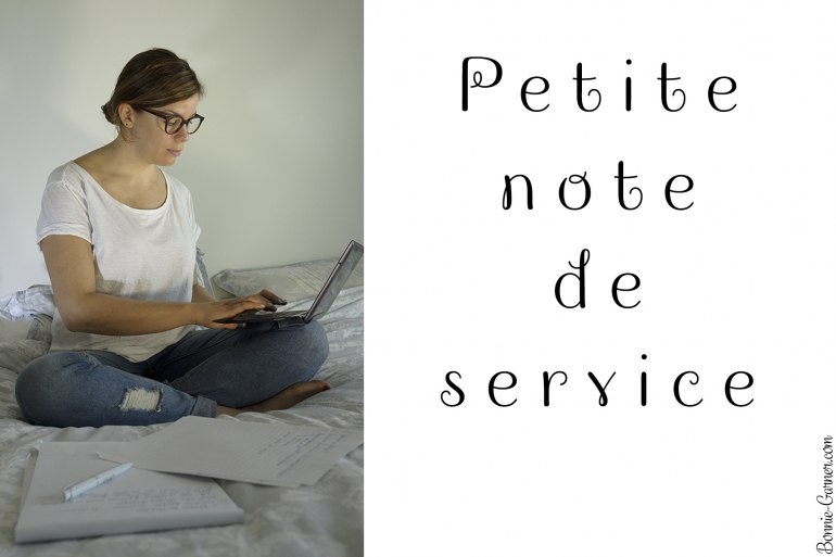 Petite note de service
